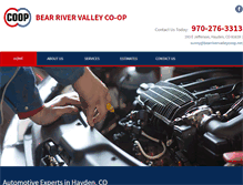 Tablet Screenshot of bearrivervalleycoop.net